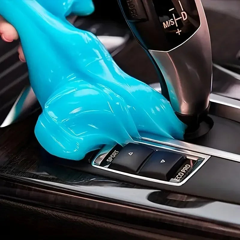 Dust Remover For Air Vents And Keyboard, Interior Cleaning Device, Back To School 2025 – Car Cleaning Gel Slime 70g