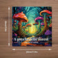 Book Coloring 22 Page Psychedelic Forest Stress Relief Activity Gift Fall 2025 Trend