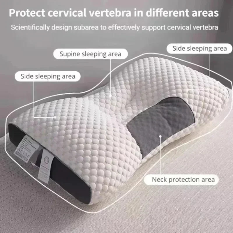Soybean Fiber SPA-Inspired Sleep Pillow – Cervical Support Neck Pillow