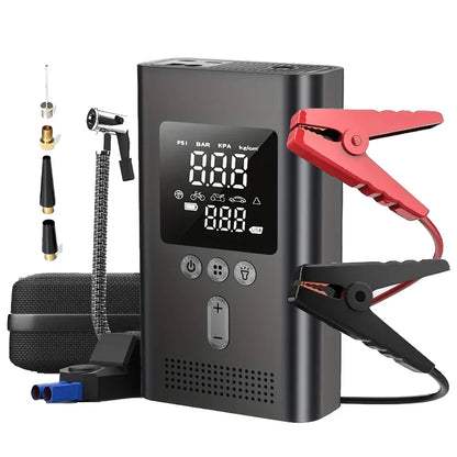Starter Jump With Air Pump Car Jump Starter 3000A 150 PSI Inflator LED Light Fall 2025 Prep