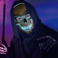 Skull LED Mask Full Face Glowing Terror Mask Halloween Fall 2025 Masquerade Party Costume Mask Breathable