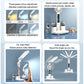 Battery-Powered Desk Lamp LED With Fan And Clock Display Study Light Back To School 2025 Travel-Friendly Flexible Brightness