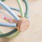 Rattle Baby Silicone Teether Wooden Newborn Sensory Toys