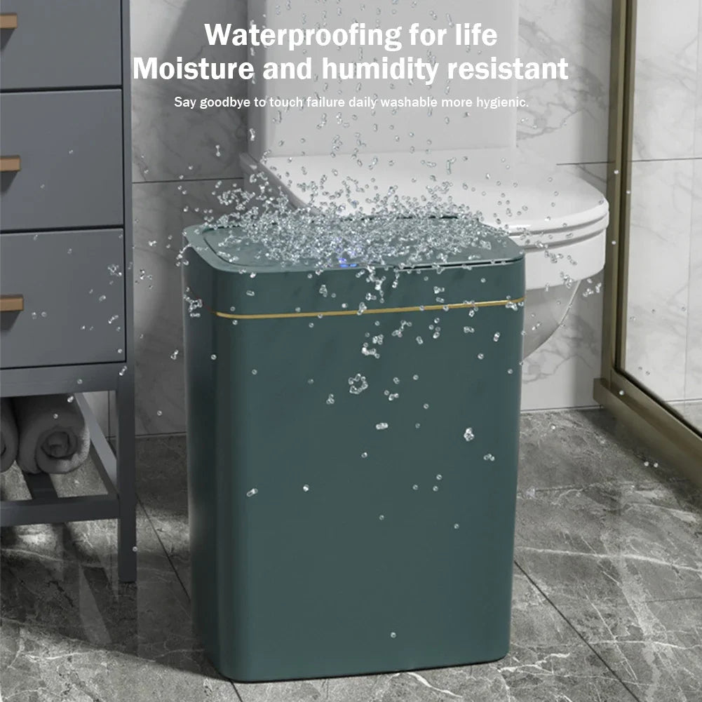 Smart Sensor Trash Can 15L 18L Touchless Quiet Water-Resistant
