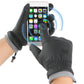 Winter Gloves Grey Thermal Ski Gloves Winter Essentials 2026 Touchscreen Compatible Windproof Water-Resistant Anti Slip