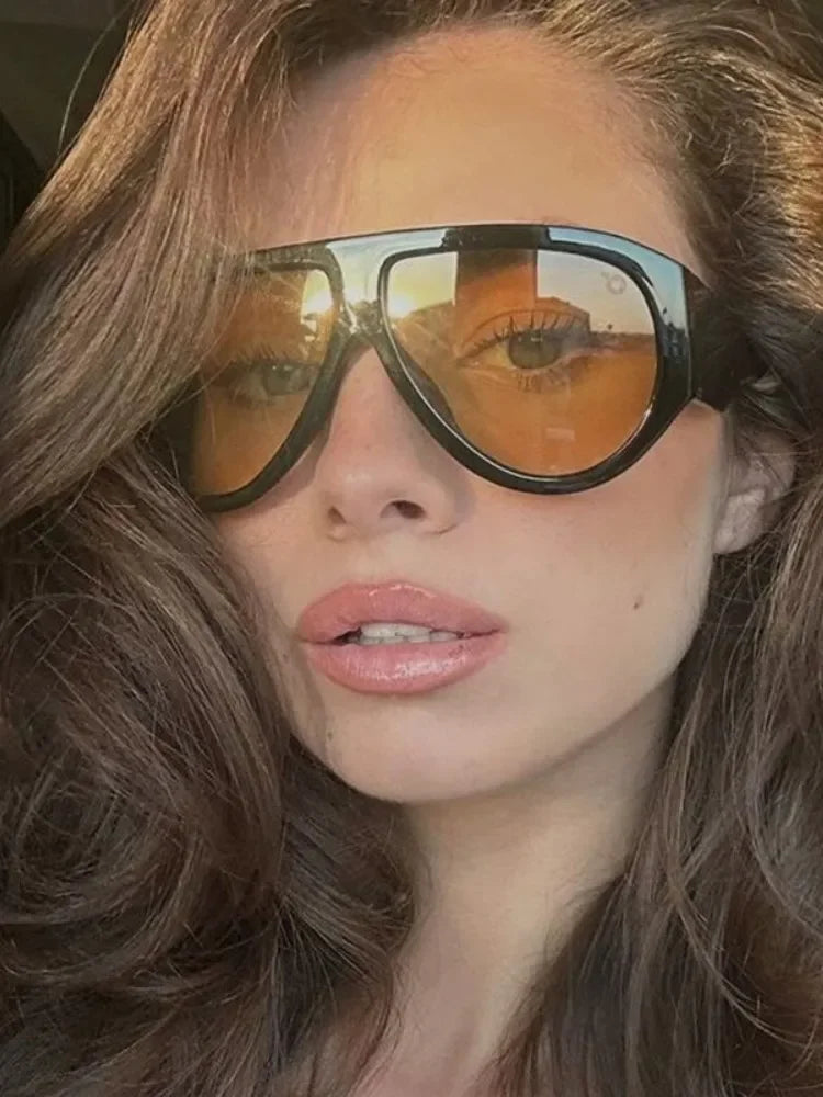 Oversized Sunglasses Hip Hop Shades Unisex Designer Eyewear UV400 Protection Fall 2026 Trend