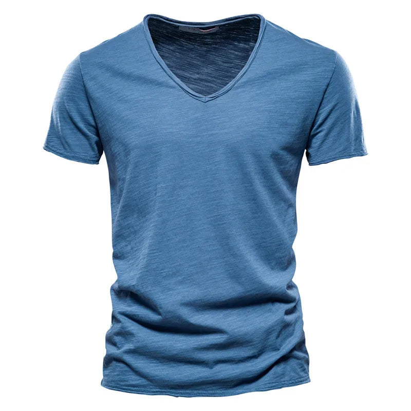 Variant image for Lightweight Cotton Summer Men's Shirt, Breathable Casual Wear, Wrinkle-Resistant, Soft Touch, Available in Various Colors-1