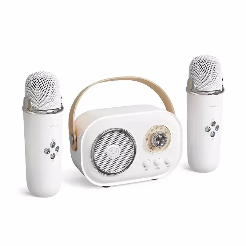Karaoke Travel-Friendly Bluetooth Speaker With Microphone Mini FM Radio Back To School 2025 Gift Idea