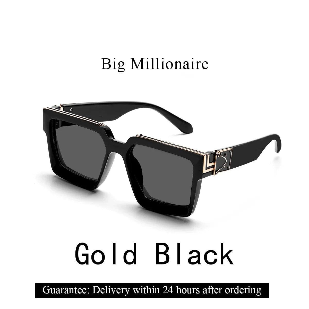 Sunglasses Black Retro Square Shades Deluxe Fashion Eyewear Fall 2026 Trend Gift Idea