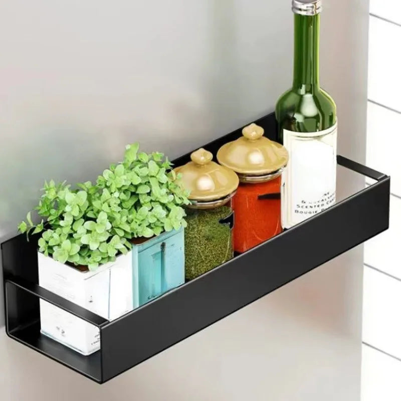 Magnetic2025 Edition Storage Shelf Cast Iron Side Hanging Organizer, Refrigerator And Washing Machine Space Saving