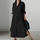 Light Shirt Dress for Women, Elegant Spring Style, Multi-Use Casual & Formal Wear