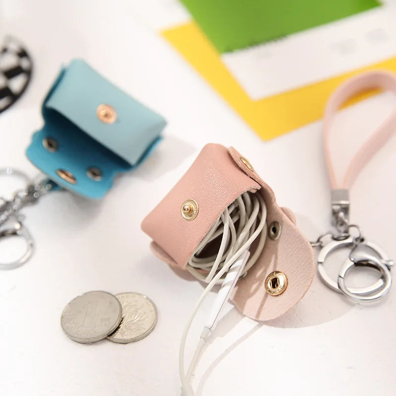 Free 1+1 Birkin Inspired Mini Hand Bag - Cute Leather Bag Charm Keychain & Earphone Case