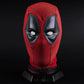 Deadpool Breathable Full Head Cosplay Mask for Adults - 2025 Halloween Costume Accessory, Red and Black Latex Design
