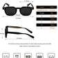 TR90 Sunglasses Frame Retro Rivets Style Unisex Polarized UV400 Summer 2026 Gift Idea