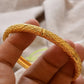 Gold Plated Bangles Deluxe Arabic Wedding Bracelet