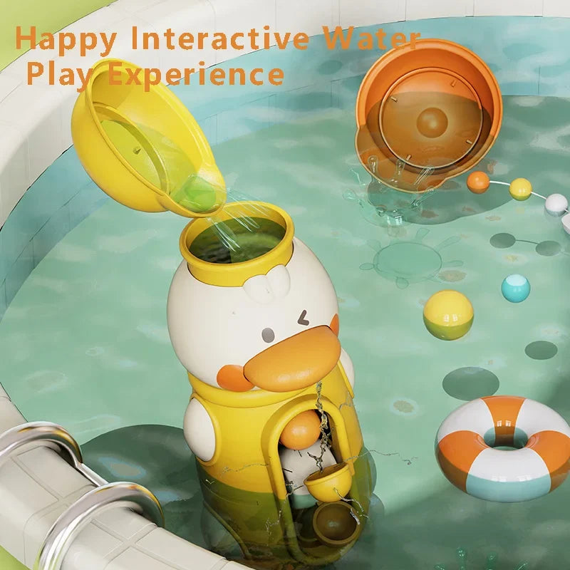 Adorable Duck & Elephant Water Play Toys for Babies - Great Summer Bath Fun for Kids 6 Months and Up