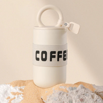 Coffee2025 Edition Travel Mug 304 Stainless Steel 460ml Insulated Tumbler Travel-Friendly With Handle Fashion Cute Fall