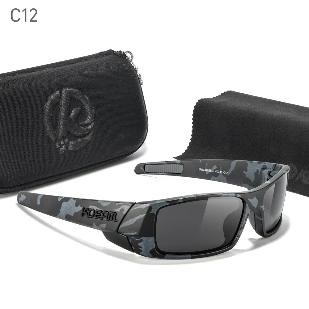 Sunglasses Photochromic All-Black Frame Fishing Sunglasses Summer 2026 Night Driving Comfort Case Included