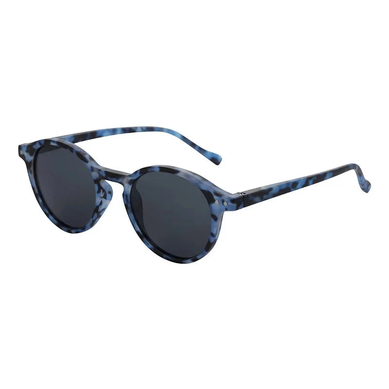 Retro Sunglasses Compact Round Frame UV400 Men Women Vintage Goggles Shade