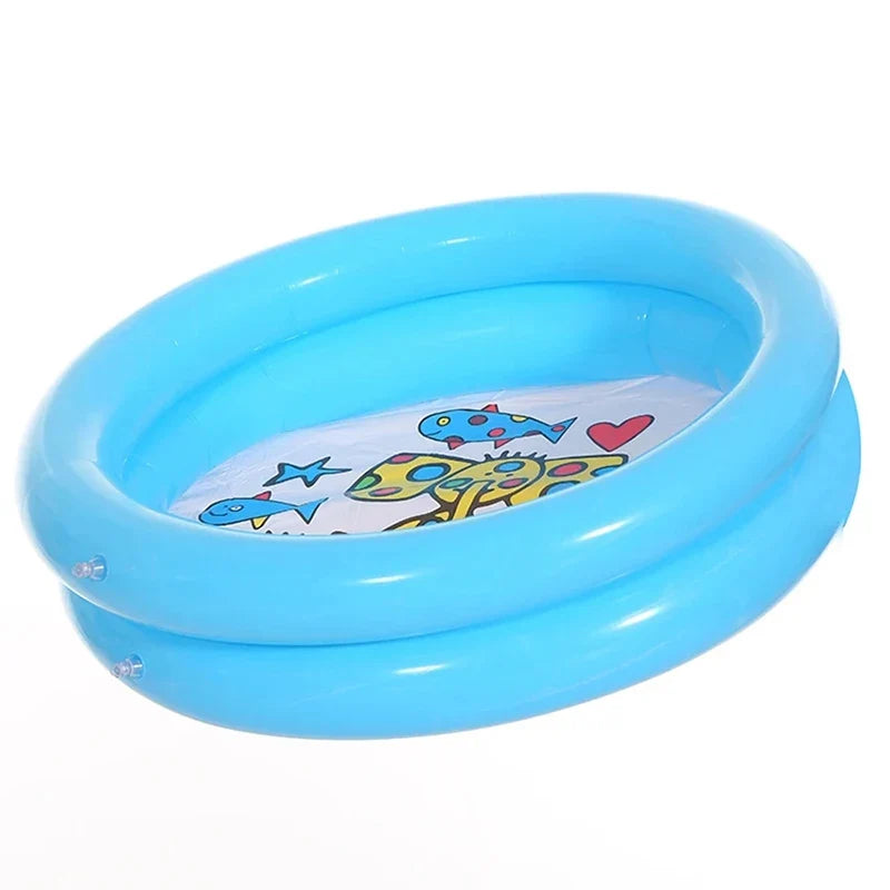 Inflatable Round Swimming Pool for Kids, Travel-Friendly PVC Mini Pool for Indoor and Outdoor Use, Simple Setup, Sturdy and Spacious