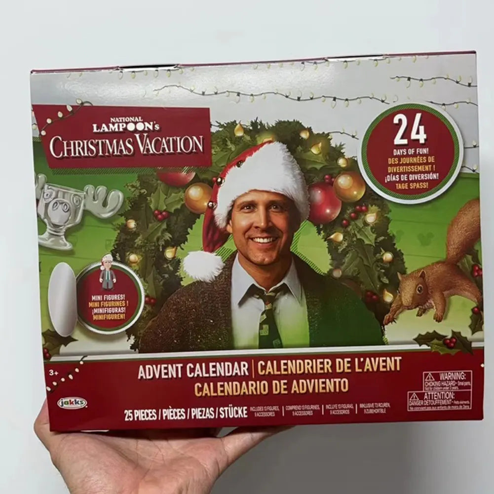 Calendar Advent 24 Days 3D Figures Christmas Countdown Gift