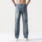 Men’s Oversized Wide Leg Jeans - Straight Lyocell, Casual