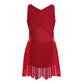 Light Girls' Leotard - Rhinestone Embellished, Mesh Skirt, Polyester/Nylon/Elastane, For Ballet, Gymnastics