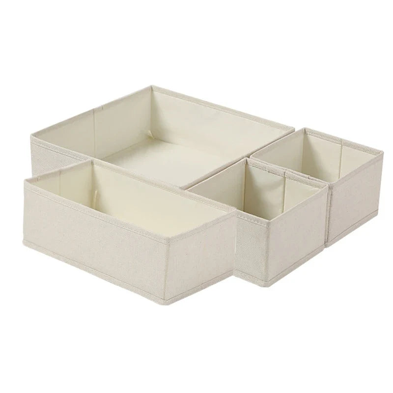 Foldable Bra and Underwear Organizer - Household Organizers for Socks, Pants & Drawer Storage