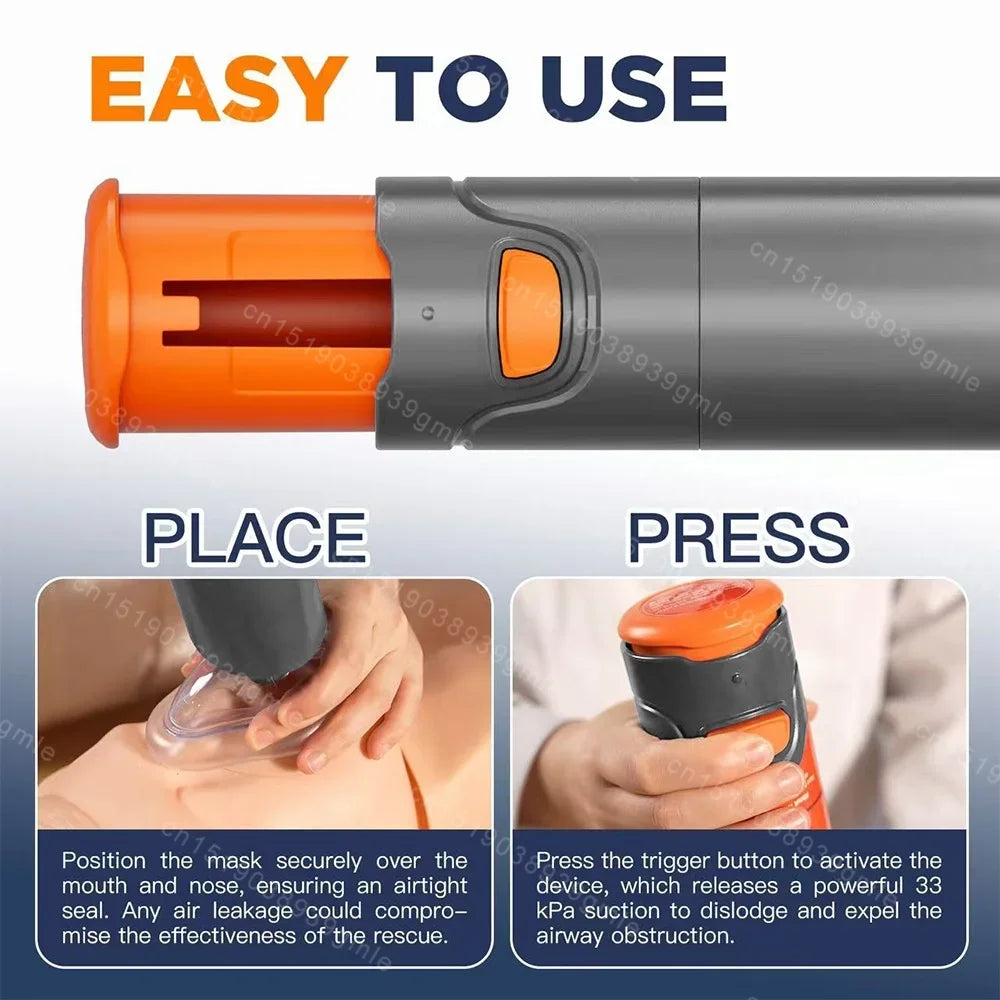 Choking2026 Edition Rescue Device Travel-Friendly First Aid CPR Emergency Device for Adults and Children Travel Household Safety