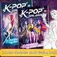 Book Coloring Kpop Demon Hunters Anime Sketches Rumi Mira Zoey Cute Line Drawings Back to School 2025 Gift