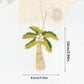 Tree Coconut Sequin Patch Keyring Bag Pendant Handmade