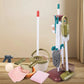 Kids Pretend Play Cleaning Kit - Broom & Vacuum Toy for Boys and Girls, 23-Piece Sanitation Fun