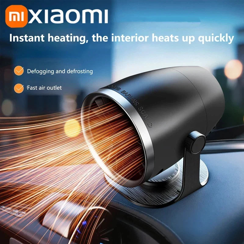 Travel-Friendly Vehicle Dashboard Climate Accessory, Winter 2025 Safer Driving – Car Heater 3-in-1 12V/24V Windshield Defroster Fan