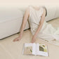 Round Rug Cream Wabi Sabi Deluxe Non Slip Water-Resistant