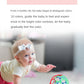 Baby Rattle Teether Ball Newborn Sensory Toys Plush Safe