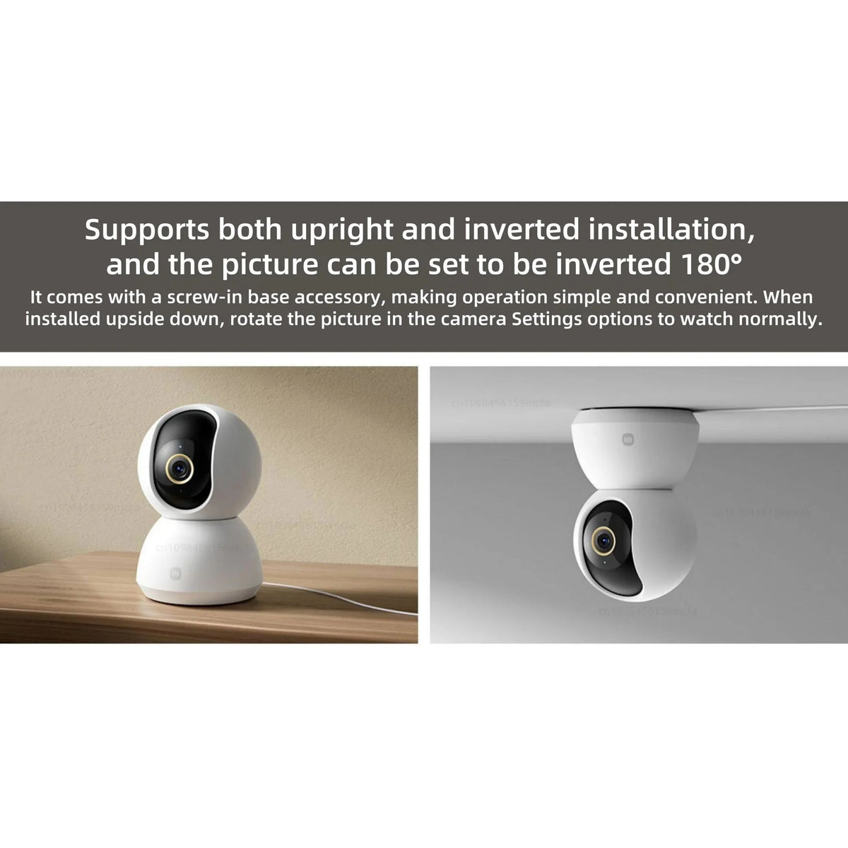 Smart Household Security Camera 2K PTZ 3MP Night Vision AI
