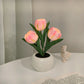LED Night Light Tulip Table Lamp Romantic Ambient Flower Light Fall 2025 Household Decor Gift