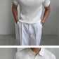 Fast-dry men's golf polo shirt - slim fit short sleeve, polyester, for sports and casual wear