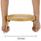 Bamboo Sofa Arm Tray Travel-Friendly Couch Armrest Snack Holder