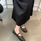 Light Women’s Mary Jane Flats - Shallow Mesh, Casual