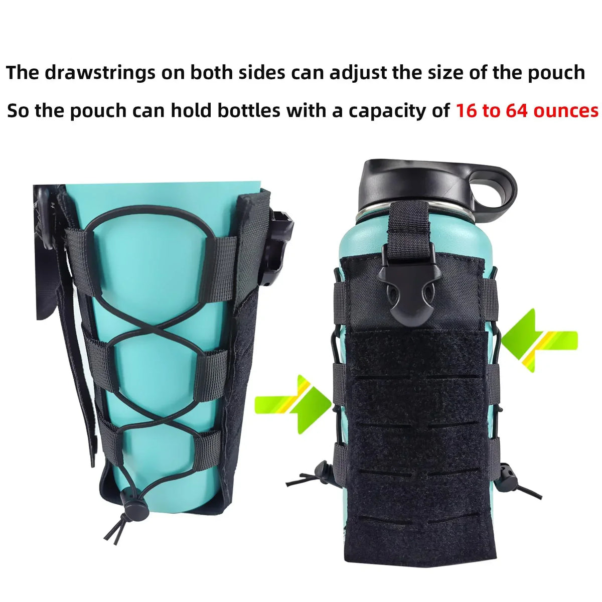 Tactical Pouch for Outdoor Gear, Fall 2025 Trend, Sturdy 1000D Fabric – Molle Water Bottle Holder