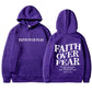Unisex Oversized Hoodie - Longline Printed, Polyester