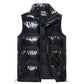 Polished Warm Men’s Down Vest - Quilted Duck Down, Winter
