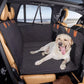 Water-Resistant Pet Car Seat Cover - Anti-Slip Scratch-Proof Hammock Back Seat Protector for Dogs