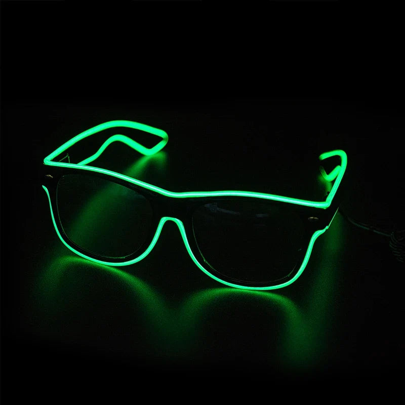 Glasses Led Neon Party Flashing Glasses - Glow Sunglasses for Festivals, Bar, Nightclub, Novelty Gift, Bright Light Supplies