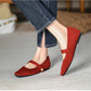 Women Stretchy Mary Jane Flats - Ribbed Knit For Spring