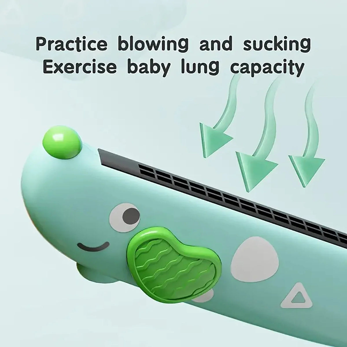 Wooden Cute Cartoon Harmonica for Kids - Creative Montessori Musical Toy for Boys and Girls, Ideal Gift for Young Musicians