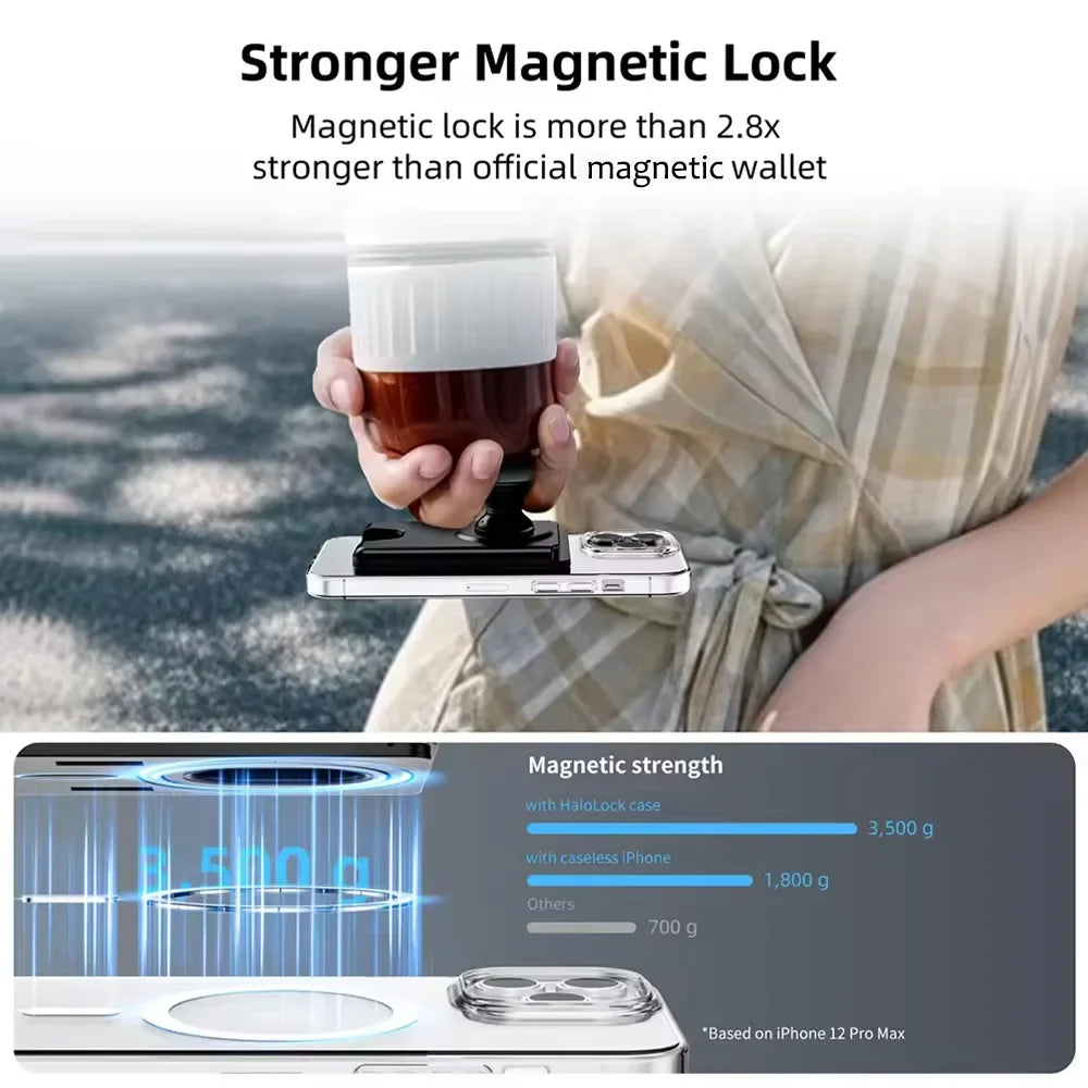 Magnetic2026 Edition Wallet With Expanding Grip For Phones Universal Card Holder Case Anti Scratch And Dustproof Back To School