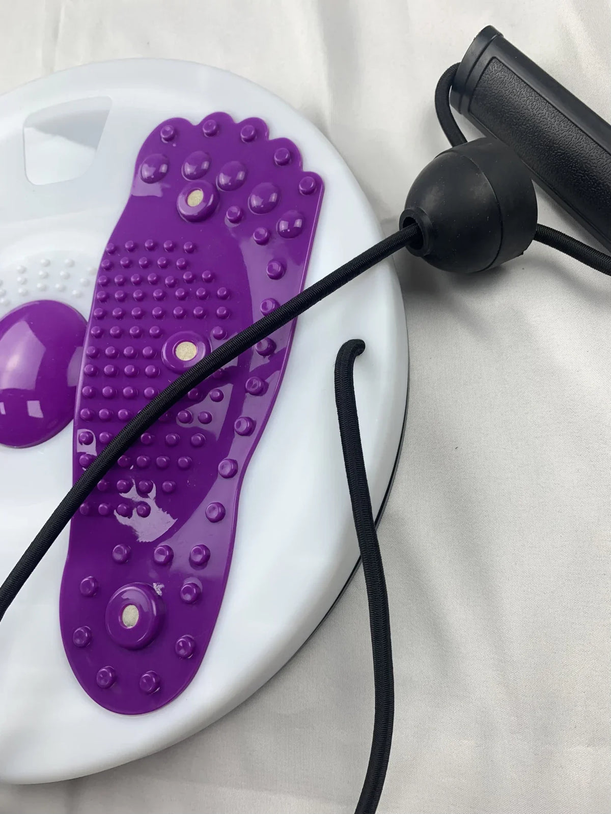 Waist Twisting Disc With Foot Massage Pads Travel-Friendly Trainer