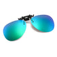 Clip-On2026 Edition Sunglasses Polarized UV400 Night Vision Driving Glasses Square Clip-Ons Anti-Glare Vintage Style